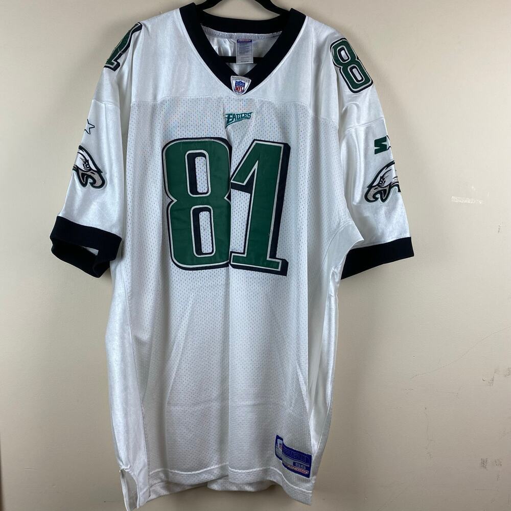 Reebok NFL Eagles Terrell Owens #81 Jersey 56 XXL‎ Stitched White